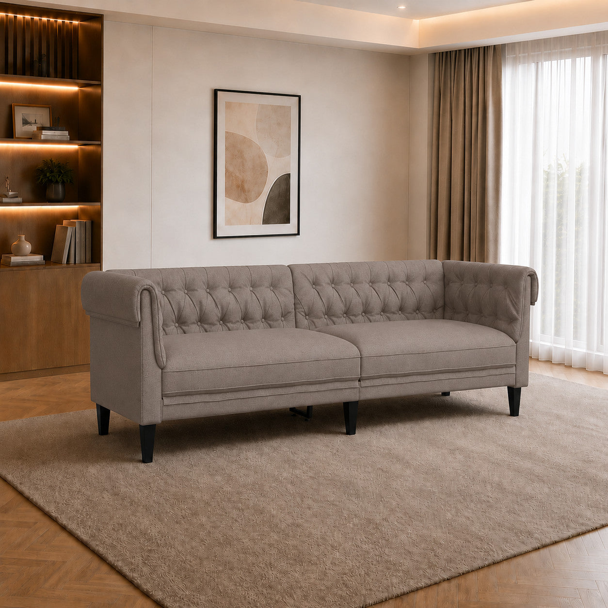 Sofa Polstersofa Wohnzimmercouch Couch Wohnzimmer 201x74x74cm