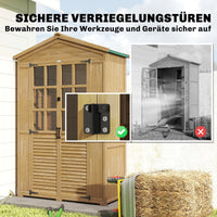 Gartenschrank Geräteschuppen Gartenschuppen Gartenhaus 128x60x197cm