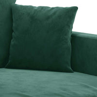 3-Sitzer Sofa Samt Polstersofa Couch Wohnzimmer 198x77x80cm