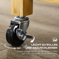 Küchenwagen Aufbewahrungswagen Aufbewahrung Wagen 84x36x85cm