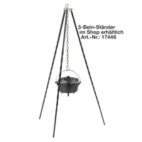 Gusseisen Feuertopf Schmortopf 4 Liter Lagerfeuer Outdoor