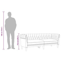 Sofa Polstersofa Wohnzimmercouch Couch Wohnzimmer 201x74x74cm