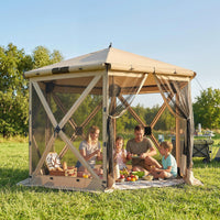 Faltpavillon 300x260x221cm Pop-Up Pavillon Gartenzelt Partyzelt