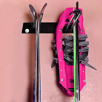 2x Skihalterung Wandhalterung Snowboard Halter Gerätehalter Stahl Ski