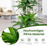 Kunstpflanze Dracena Zimmerpflanze Palme Drachenbaum Topf