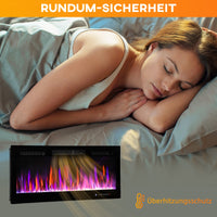 Elektrokamin Wandkamin 1800W Heizung Kamin Elektro Heizen