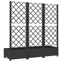 XXL Pflanzkuebel Spalier Rankgitter 120x40x121cm Pflanzkasten Blumenkasten