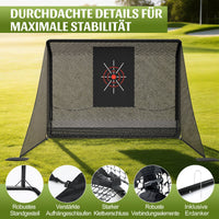 Golf Trainingsnetz Abschlagnetz Ballrücklauf Seitenschutz 304x217cm Outdoor