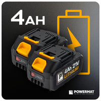 Akku Freischneider Motorsense Rasentrimmer Brushless 42V 2x4Ah 380mm