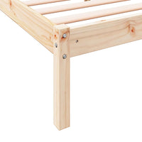 Massivholzbett Kiefernholz Einzelbett Holzbett 140x210cm