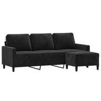 3-Sitzer Sofa Couch Polstersofa 198cm Hocker Wohnzimmer