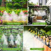 Bewässerungssystem 20m Gartenschlauch 360° Sprühdüsen Bewässerungsset