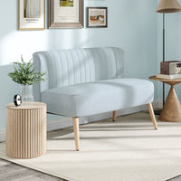 Sofa 2-Sitzer Couch Stoffsofa Polstersofa Loungesofa 117cm