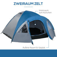 Campingzelt Kuppelzelt Iglu Doppelwandig Familienzelt Zelt