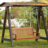 2-Sitzer Hängebank Gartenschaukel Schaukelbank Outdoor Gartenbank