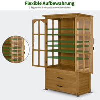 Gartenschrank Gerätehaus Geräteschuppen 58x107x180 cm