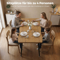 Esstisch 110x70cm Küchentisch Tisch Speisetisch Esszimmer Holztisch 4 Personen