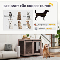 XL Hundekäfig Hundebox 98x60x78cm Hundemöbel Tierkäfig Stahl Haustiere
