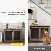 XL Hundekäfig Hundebox 98x60x78cm Hundemöbel Tierkäfig Stahl Haustiere