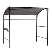 Grillpavillon 234x146x222cm Pavillon Garten Grillen
