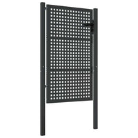 Gartentor Zauntor Hoftor Stahl 105x200cm Anthrazit Tor