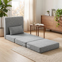 Bodensessel Klappbar Schlafsofa Einzelbett Sofa 80x75x74cm