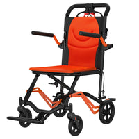 Rollstuhl Faltbar Leichtgewicht Transportrollstuhl Sitzbreite 40cm