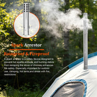 Zeltofen Zeltheizung Holzofen Camping Herdplatte Terrassenofen