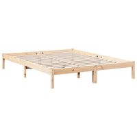 Massivholzbett Kiefernholz Einzelbett Holzbett 140x210cm