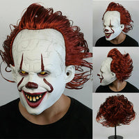 Halloween Pennywise Horror Clown Maske LED Vollmaske Cosplay