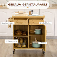 Küchenwagen Aufbewahrungswagen Aufbewahrung Wagen 84x36x85cm