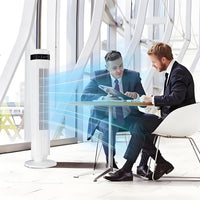 Turmventilator Fernbedienung 60W Touch Timer Oszillierend 90cm Weiss