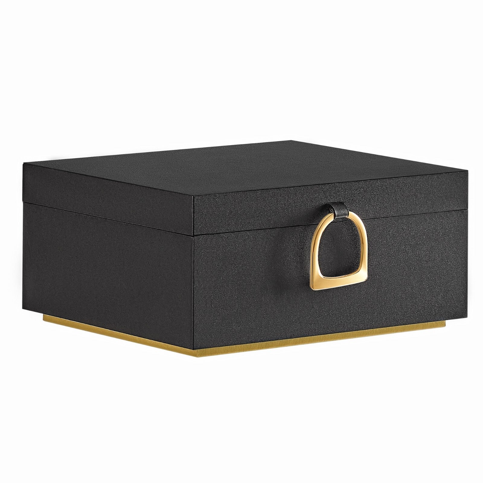 Schmuckkästchen 2 Ebenen Griff Schmuckkasten Schmuckbox Samt