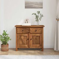 Antike Sideboard Handgefertigt 75x30x60cm Kommode Schubladen Möbel
