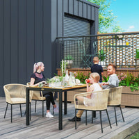5-teiliges Gartenmöbel-Set Balkonmöbel Möbel Garten