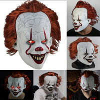Halloween Pennywise Horror Clown Maske LED Vollmaske Cosplay