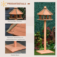 Vogelhaus Ständer Futterhaus Wasserfest Gartendeko Deko