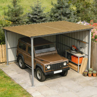 12x Trapezbleche 129x45cm 7m² Verzinkt Dachblech