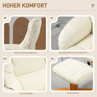Relaxsessel Hocker Fernsehsessel Liegefunktion Wippfunktion
