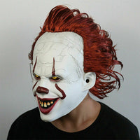 Halloween Pennywise Horror Clown Maske LED Vollmaske Cosplay