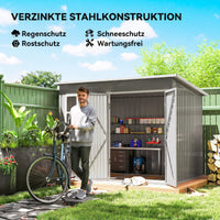 Metall Gerätehaus 413 m² Geräteschuppen Gartenschuppen