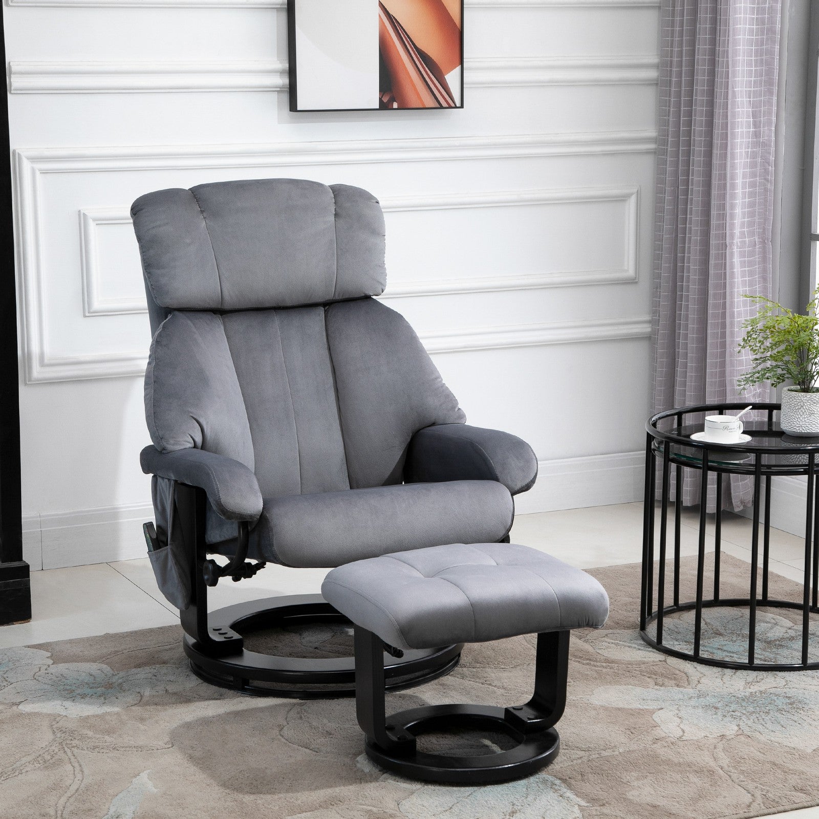 Massagesessel Hocker Fernsehsessel Drehbar Relaxsessel Sessel