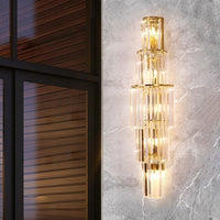 Wandleuchte LED Wandbeleuchtung Kristall Wandlampe Dimmbar E14