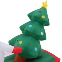 Aufblasbarer Schneemann 310cm LED Beleuchtung Weihnachtsdekoration