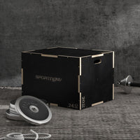3in1 Plyo Box Sprungbox Holz Plyometric Box Jump Training Crossfit