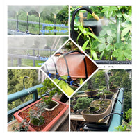 Bewässerungssystem 20m Gartenschlauch 360° Sprühdüsen Bewässerungsset