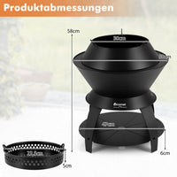 Feuerschale Feuerstelle Feuerkorb 50x50x58cm Campingzubehör