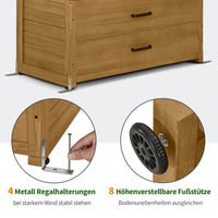 Gartenschrank Gerätehaus Geräteschuppen 58x107x180 cm