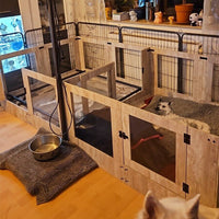 Wurfkiste Schwerlast Hunde Laufstall Wohnung XXL Wurfbox Welpenauslauf