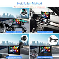 Rückfahrkamera Wireless Carplay 7 Zoll Tragbar Monitor Bluetooth Touch